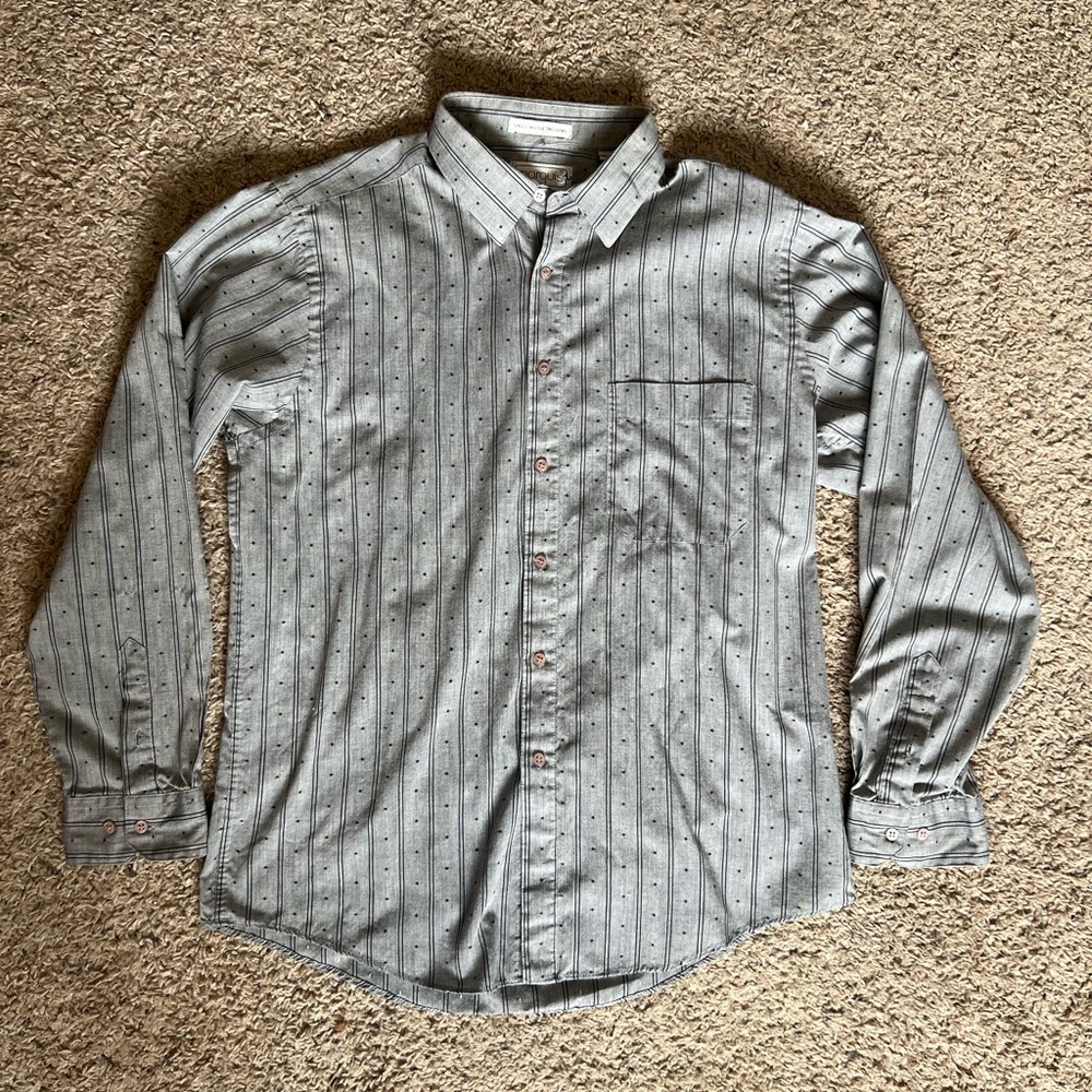 Marquise Charcoal Striped Shirt